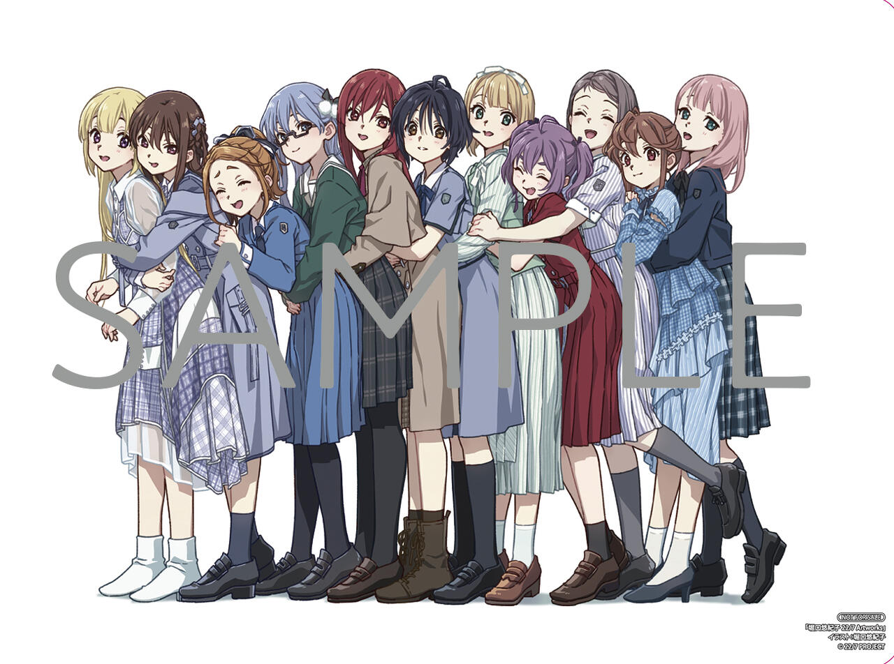 イラスト 7 枚 セット 11月21日（金）発売「堀口悠紀子 22/7 Artworks」カバーイラスト、店舗