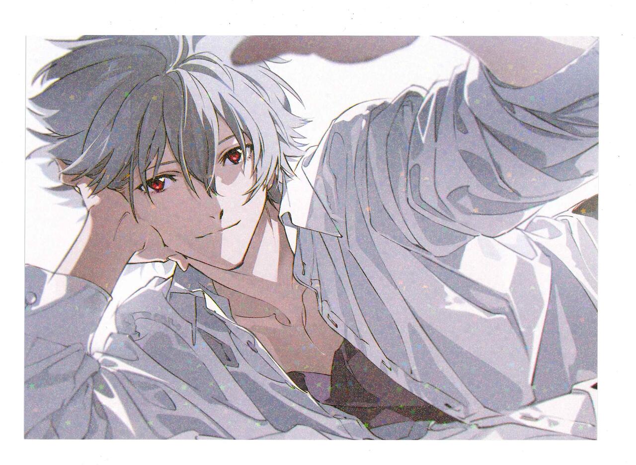 4個 KAWORU INFINITY∞ 渚カヲル写真集 ゲーマーズ特典 缶バッジ 渚 