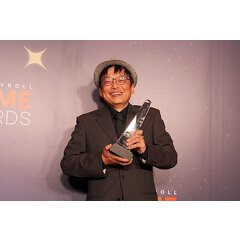 最優秀オリジナルアニメ賞：「リコリス・リコイル」で登壇した監督の足立慎吾さん