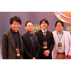 オレンジカーペットに登場した「恋は世界征服のあとで」チームの皆さん