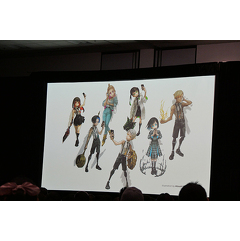 会場で発表された大久保さんによる「カミエラビ」キャラクターデザインイラスト&lt;br&gt;（C）カミエラビ製作委員会