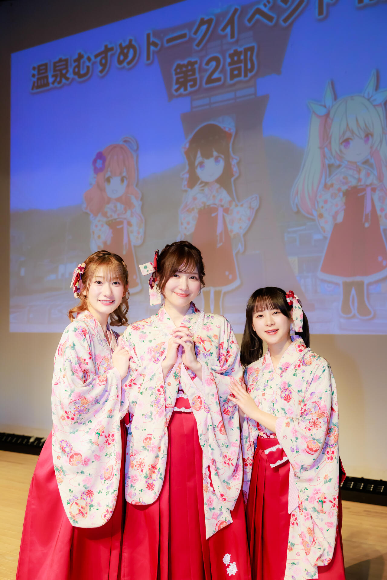 岡咲美保、佳村はるか、前田佳織里が沸かせた「温泉むすめ」湯郷温泉