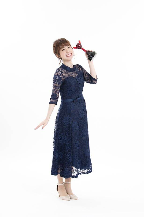 第15回「声優アワード」で、新人女優賞を受賞した藤原夏海さん
