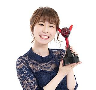 第15回「声優アワード」で、新人女優賞を受賞した藤原夏海さん