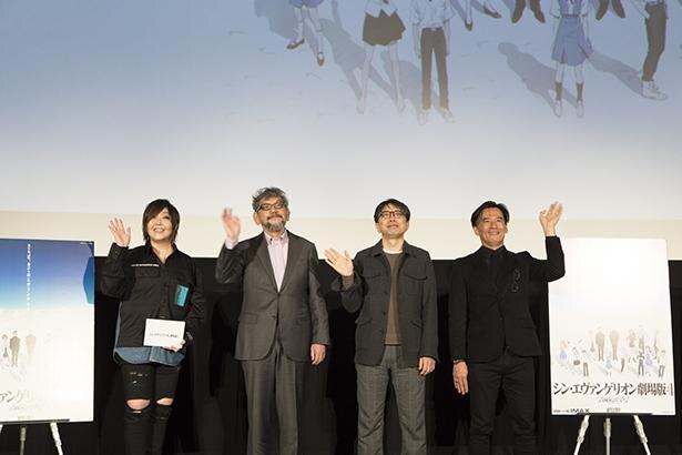 「シン・エヴァンゲリオン劇場版」大ヒット御礼舞台あいさつ＆全国同時生中継より<br>