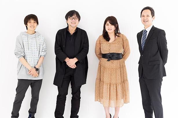 左から、吉田尚記さん、細田守さん、玉城絵美さん、永田聡さん