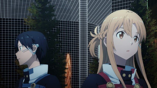 ARの世界に入るキリトとアスナ<br>(C)2016 川原 礫/KADOKAWA　アスキー・メディアワークス刊/SAO MOVIE Project