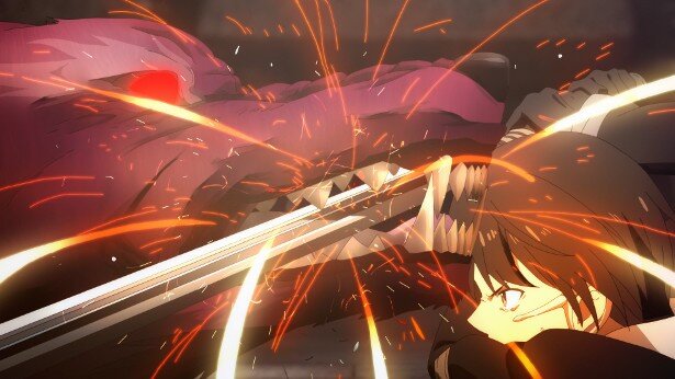 劇中で描かれるアクションシーン2<br>(C)2016 川原 礫/KADOKAWA　アスキー・メディアワークス刊/SAO MOVIE Project