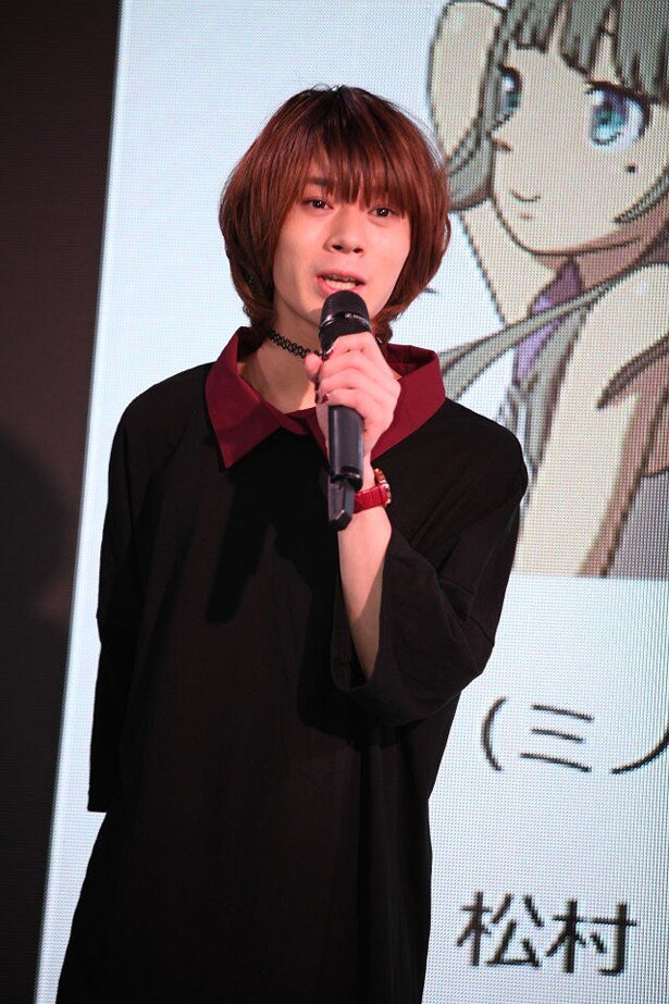 事務所の先輩でユナ役の飯田里穂さんからレクチャーを受けたという大平さん<br>(C)ナチュラルレイン/「クリオネの灯り」製作委員会