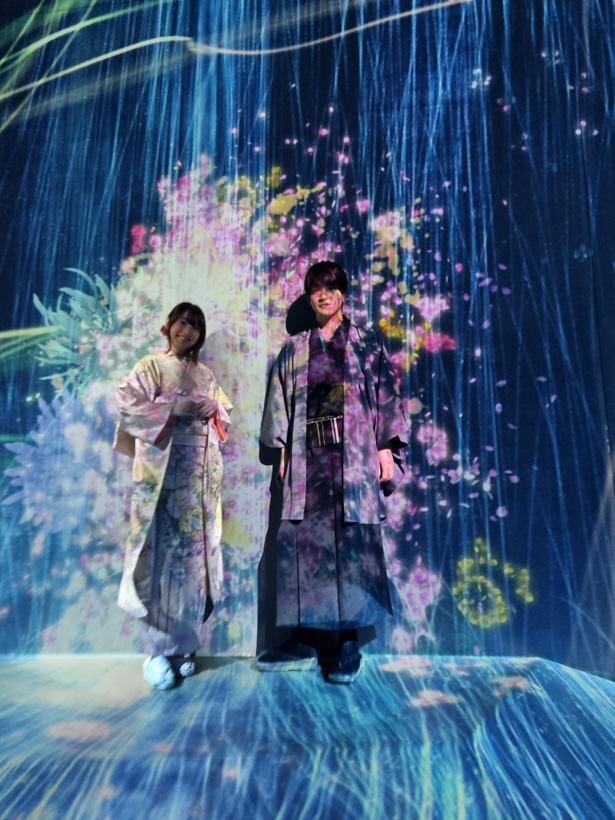 「わたしの幸せな結婚」新情報発表会レポート<br>「エプソン チームラボボーダレス」 東京 お台場 (C) チームラボ
