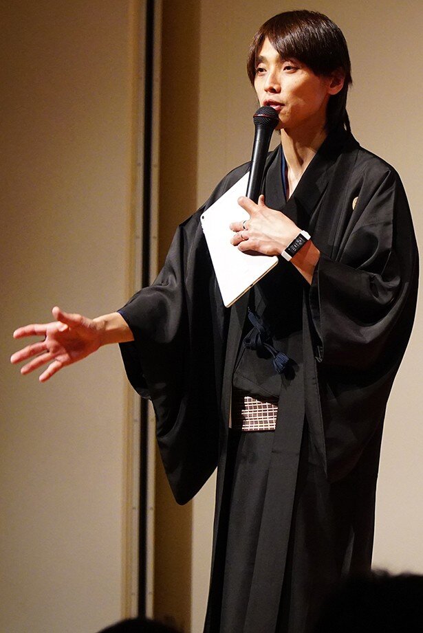 イベントの発起人でありダブルMCを務めたニッポン放送アナウンサー 吉田尚記さん<br>