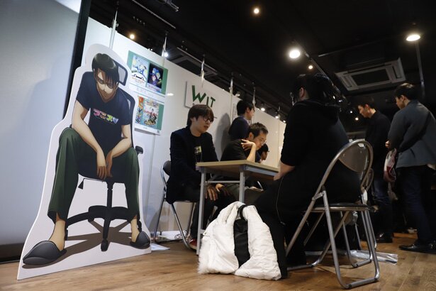 企業ブース説明会のようす<br>