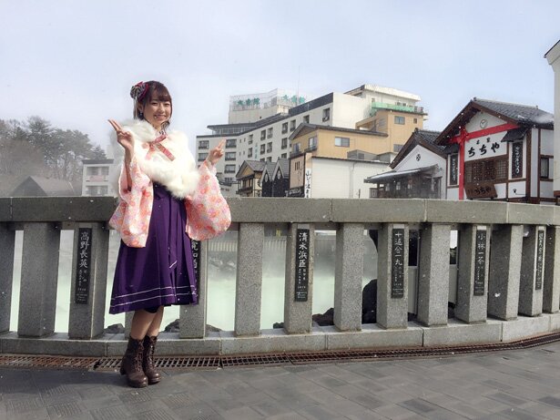 高田憂希さん<br>(C)温泉むすめ/Enbound, Inc.