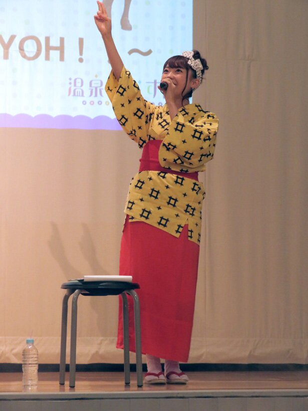 高田憂希さん<br>(C)温泉むすめ/Enbound, Inc.