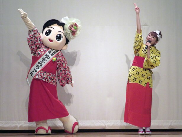 「温泉むすめ」草津温泉イベントの様子<br>(C)温泉むすめ/Enbound, Inc.