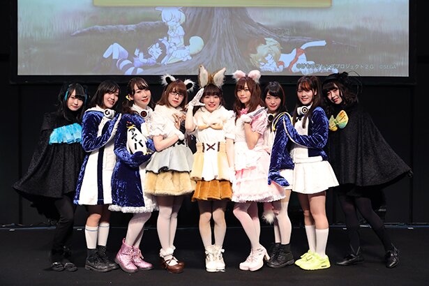 「けものフレンズ3」の新声優ユニットが発表された「セガフェス2019」の「けものフレンズ3 ミニライブ＆情報発表ステージ」<br>