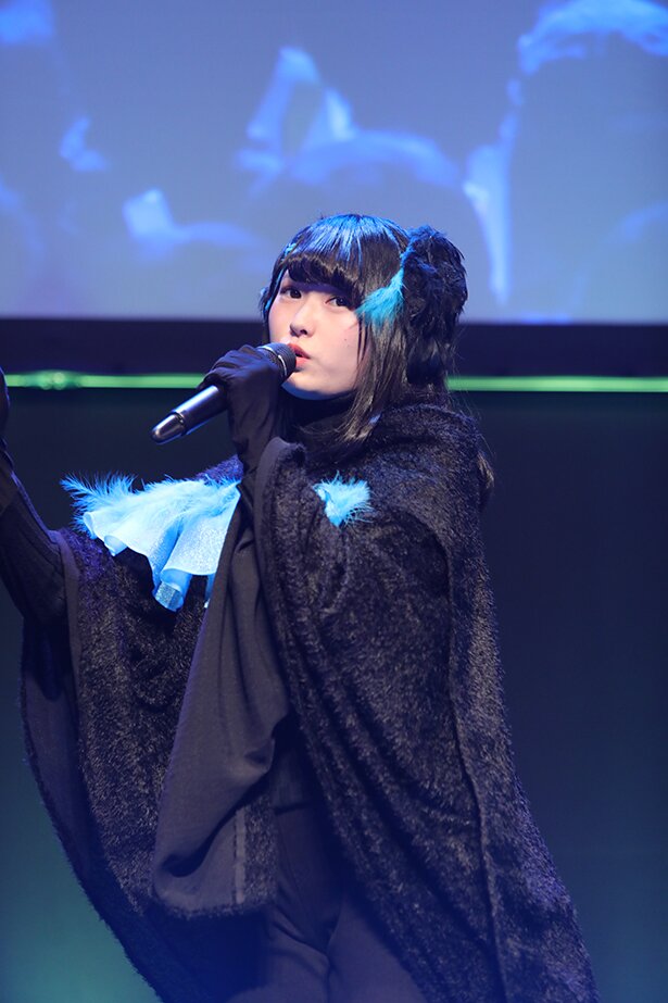 「Gothic×Luck」でカタカケフウチョウを演じる八木ましろさん<br>