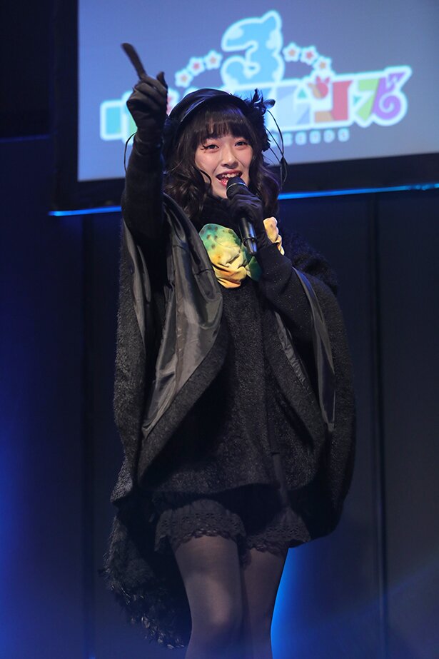 「Gothic×Luck」でカンザシフウチョウを演じる菅まどかさん<br>