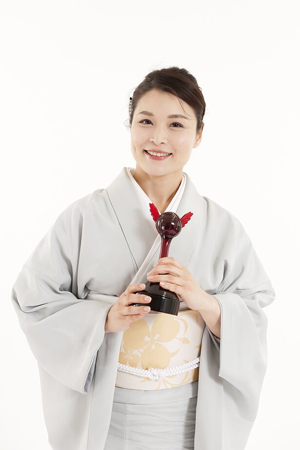 第13回「声優アワード」で外国映画・ドラマ賞を受賞した甲斐田裕子さん<br>
