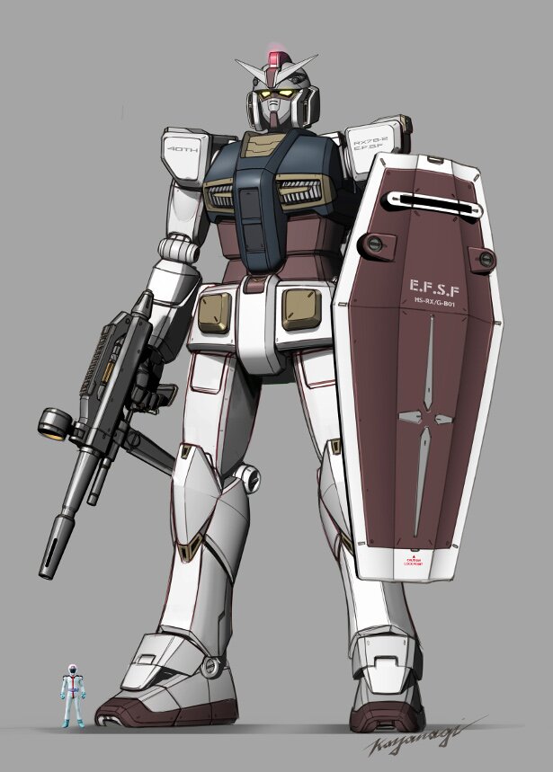 KEN OKUYAMA DESIGNによるRX-78-2 ガンダム<br>(C)創通・サンライズ