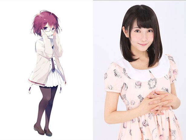 石和紅役の秦佐和子さん<br>(C)温泉むすめ/Enbound, Inc.