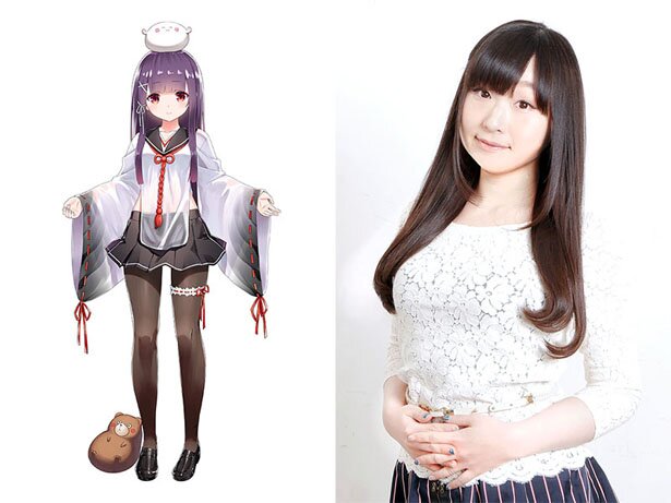 あつみ詩鶴役の中恵光城さん<br>(C)温泉むすめ/Enbound, Inc.
