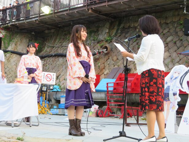 「温泉むすめトークイベント in 有馬涼風川座敷」の様子<br>(C)温泉むすめ/Enbound, Inc.