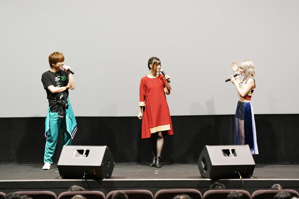 3人の息もピッタリで会場に訪れた満員のファンを楽しませた<br>(C)2019 暁なつめ・三嶋くろね/KADOKAWA/映画このすば製作委員会