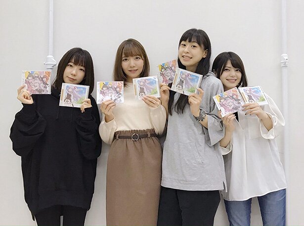 左から、田澤茉純さん、和氣あず未さん、徳井青空さん、内村史子さん