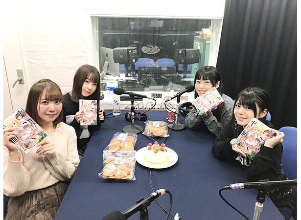左から、和氣あず未さん、田澤茉純さん、徳井青空さん、内村史子さん