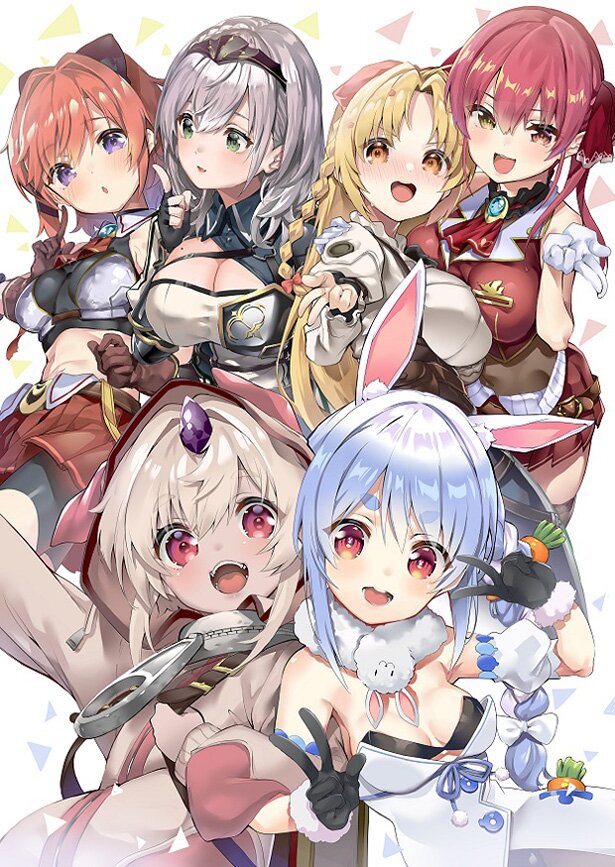 Vtuber・白銀ノエルの「Noel.ch」では、兎田ぺこらさん、白銀ノエルさん、宝鐘マリンさんの3人による千秋楽公演の同時実況放送のアーカイブ動画が公開中<br>(C)グラム商会広報部 (C)2017-2020 cover corp.