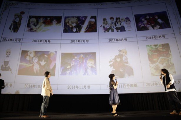 ufotableの原画担当者たちが描いたという月刊ニュータイプに掲載された「Fate/stay night」のイラストや表紙の数々<br>