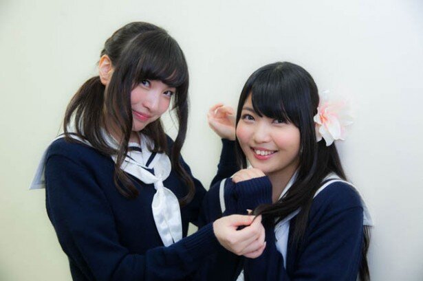 最後は2人かわいく視線を送ってくれました！<br>