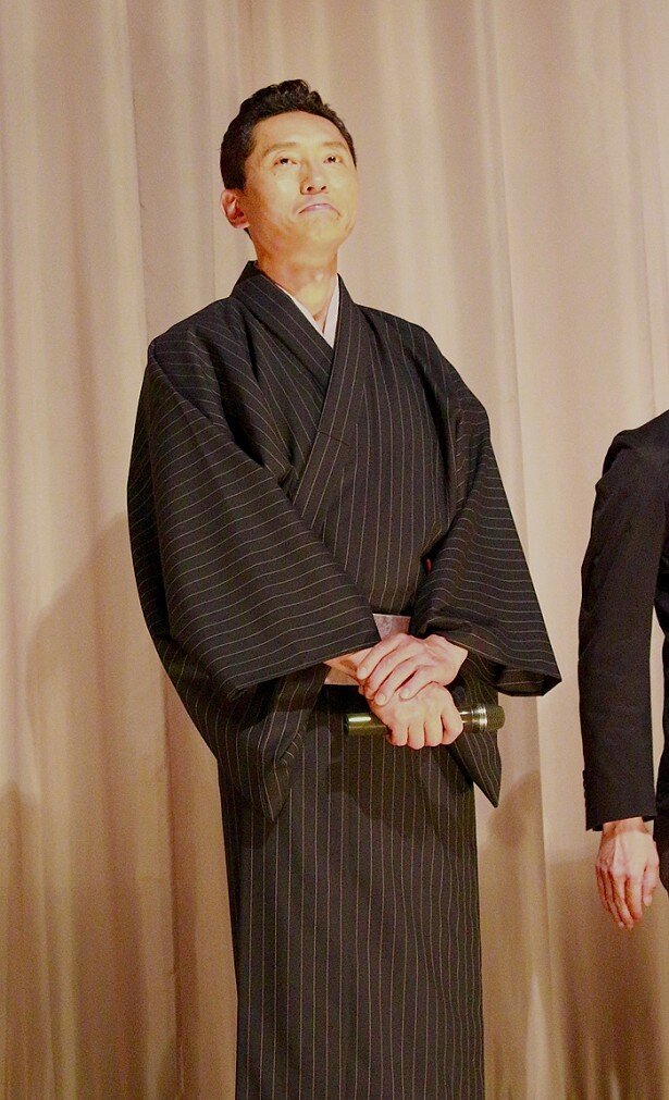 北斎役の松重豊は、アフレコが3時間で終わってしまい「もっと演じたかった」とコメント<br>