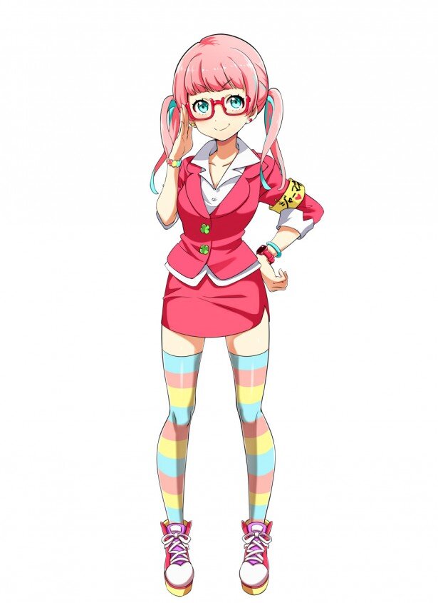 プレイヤーは次世代アイドル劇場型スタジオ「ナナスタ」の支配人となり、女の子たちをトップアイドルへ導く。それを補佐するのは謎の美人マネージャー六咲コニー(CV.水瀬いのり)<br>(C)Donuts
