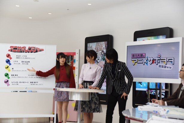 「浪川大輔とアニサポヲタ倶楽部ww」番組収録風景<br>