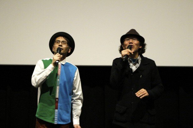会場には、熱心なファンに混じって、声優陣や「700スタジオ」のスタッフ、次世代を担うクリエイターたちの姿も。2人は感慨深そうに20年の歴史を振り返りました<br>