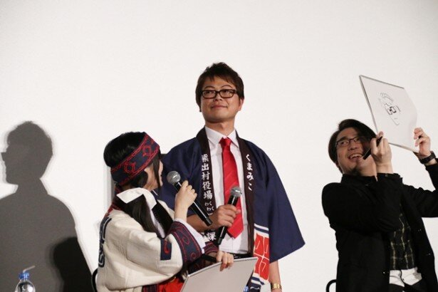 「都会っ子クイズ」コーナー時の様子<br>(C)2016 吉元ますめ・KADOKAWA刊/「くまみこ」製作委員会
