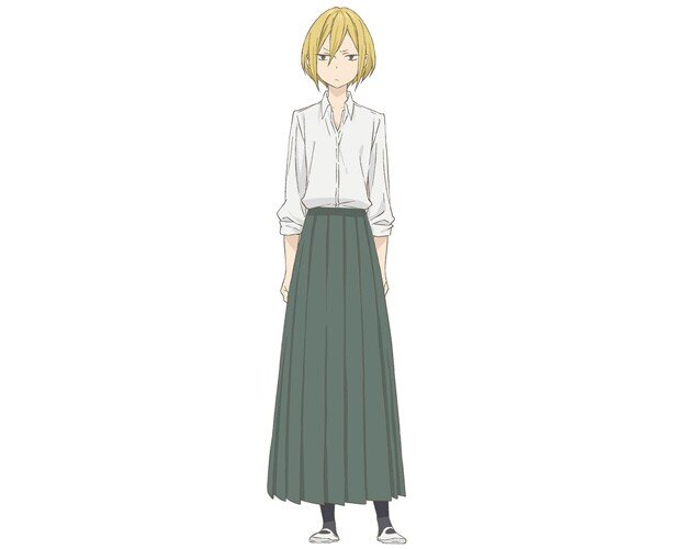 諏訪彩花訪さんが演じる越前<br>(C) ウダノゾミ/スクウェアエニックス・製作委員会はいつもけだるげ