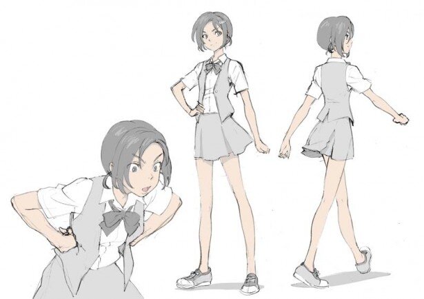 新作「ゼーガペインADP」で登場するコハクラのキャラクター設定画<br>(C)サンライズ・プロジェクトゼーガ