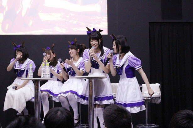 「ウマ娘プリティーダービー」ライブ＆トークイベントの様子<br>