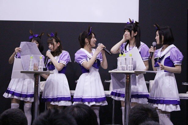 「ウマ娘プリティーダービー」ライブ＆トークイベントの様子<br>