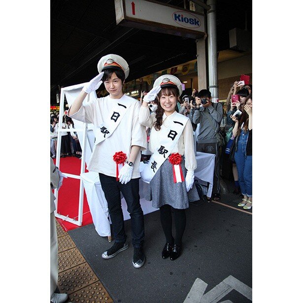 下屋則子と逢坂良太が徳島駅の一日駅長に就任！【マチ☆アソビ Vol.16
