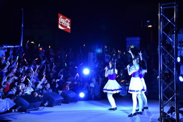 「ウマ娘 徳島第1Rデビュー戦！」の様子<br>