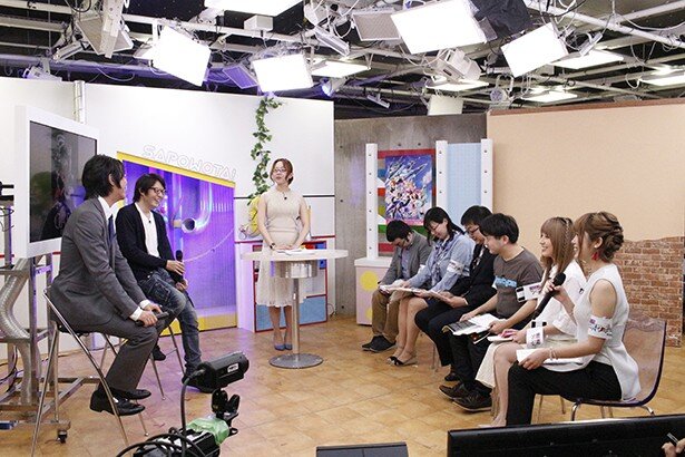 「アニサポ」収録時の様子<br>