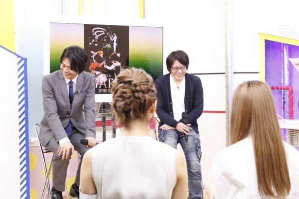 「アニサポ」収録時の様子<br>