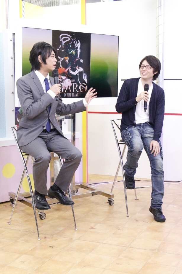 「アニサポ」収録時の様子<br>