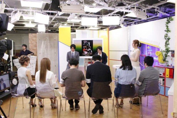 「アニサポ」収録時の様子<br>
