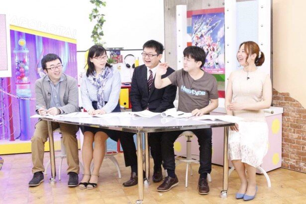 「アニサポ」収録時の様子<br>