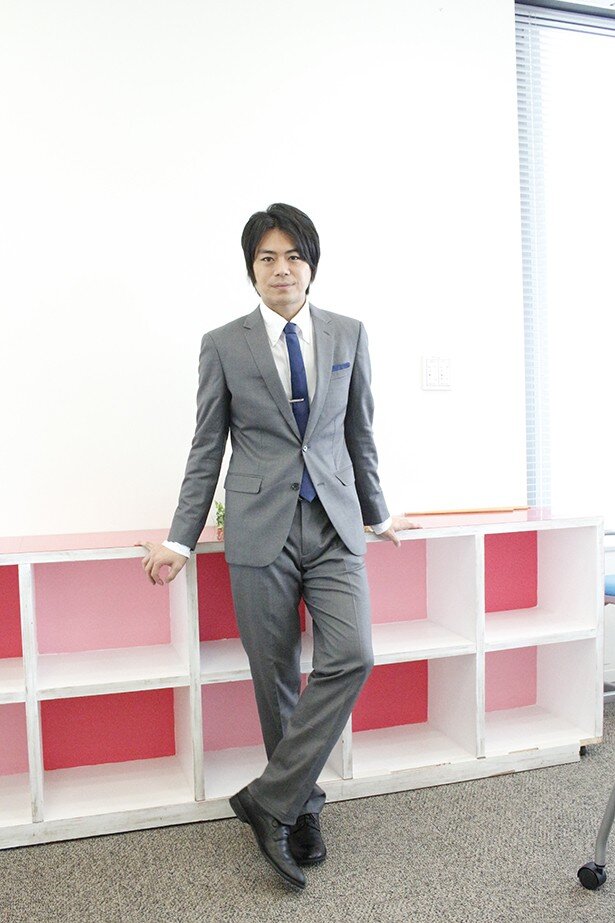 楽屋取材時の浪川さん<br>